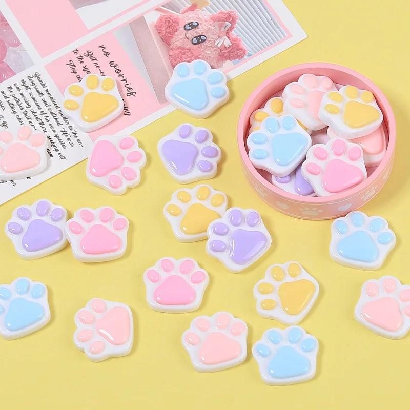 10pcs/lot New Kawaii Cute Feet Flat Back Acrylic Cabochons Scrapbooking DIY Jewelry Craft Decoration Accessorie