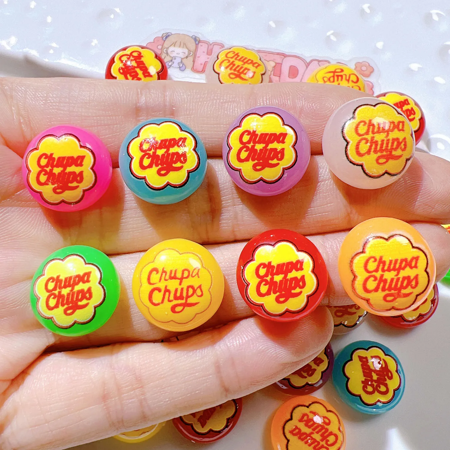 10-20Pcs Sweet Chocolate Candy Resin Flat Back Patch DIY Phone Case Hair Earrings Jewelry Accessory Key Chain Crafts Supplies