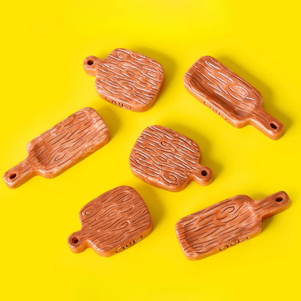Mini New Resin Plates 3D DIY Flatback Charms Crafts Accessories Materials Supplies Embellishments Scrapbooking Kawaii Miniature