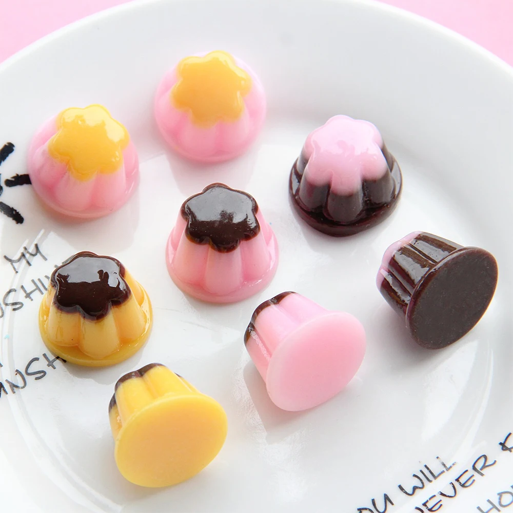 10PCS 28x29mm Jelly Series Resin Flat Back Cabochons For Hairpin Scrapbooking DIY Jewelry Craft Decoration Accessories